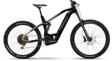 Haibike AllMtn CF 8 black/gold gloss