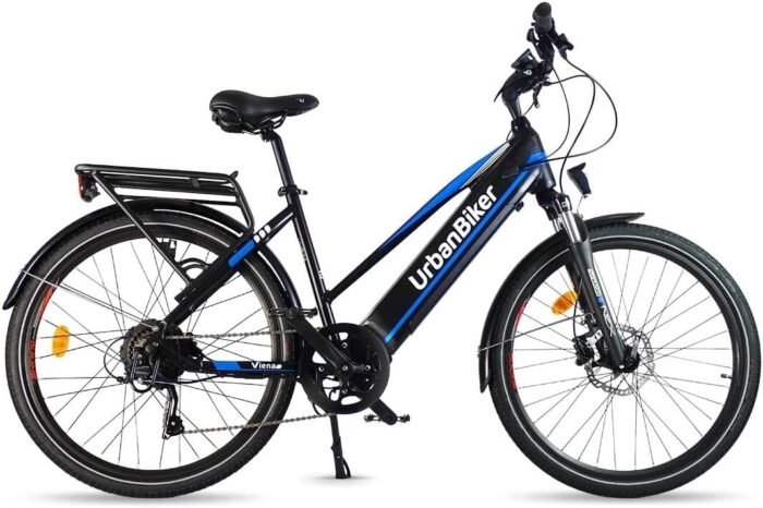Urbanbiker VTC Viena 23 bleu Roues 26″ 720WH