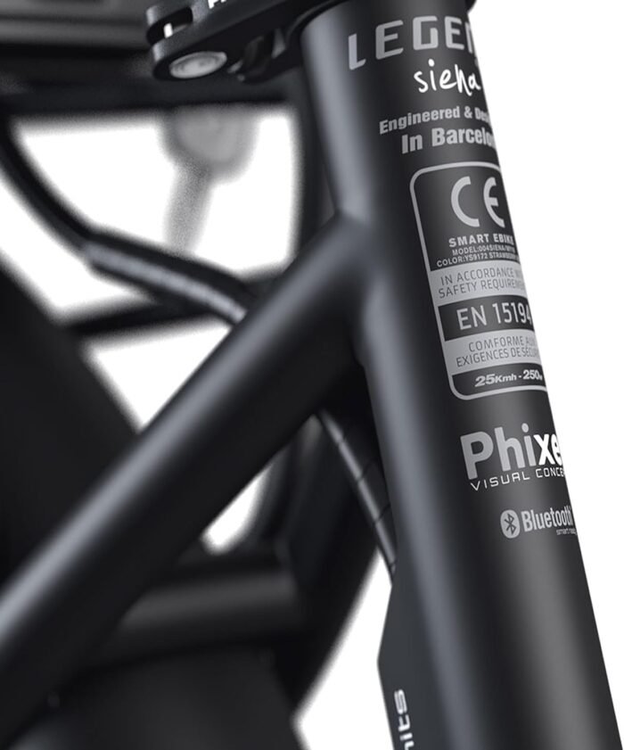 LEGEND EBIKES Siena, Vélo Électrique Pliable Batterie Amovible 36V 13Ah, 25km/h